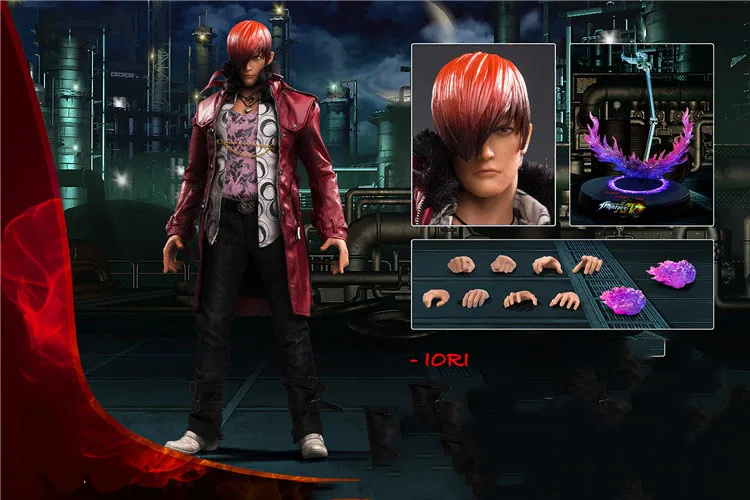 KOF-IR01, Коллекционная модель 1/6, 36 см, Iori Yagami Ki fightors, Мужская фигурка Актона, модель куклы для фанатов, подарки на праздник