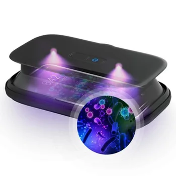 

Mobile Phone Small Items UV Light Cleaning Box Portable Rechargeable Phone UV Cleaning Case