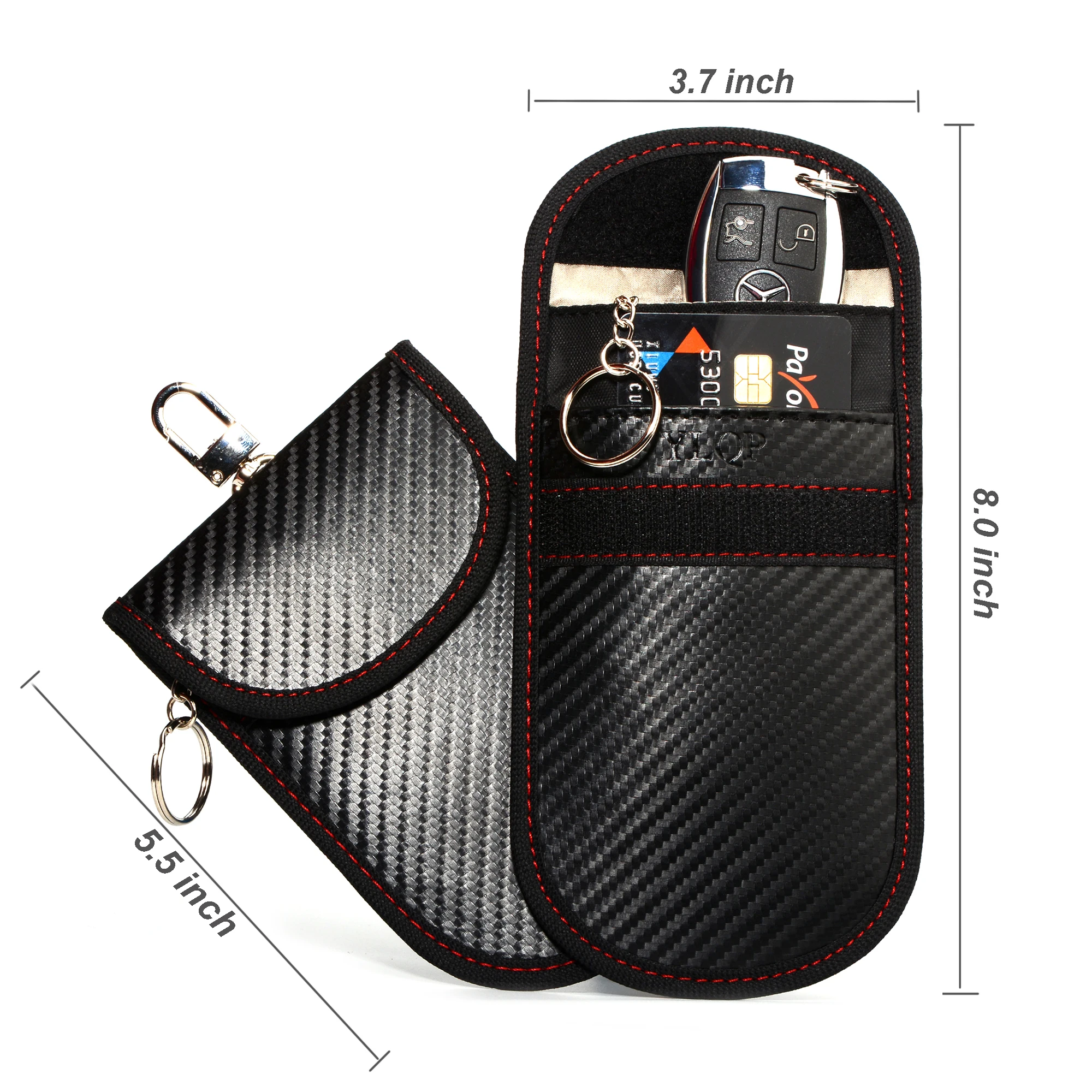 Key Fob Signal Blocker - The Car Key Faraday Pouch