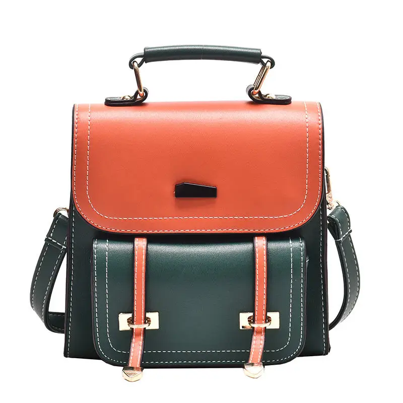 Женские рюкзаки, винтажные женские сумки через плечо, мягкий кожаный рюкзак, женский рюкзак для путешествий, роскошные сумки для девочек, Mochila - Цвет: orange