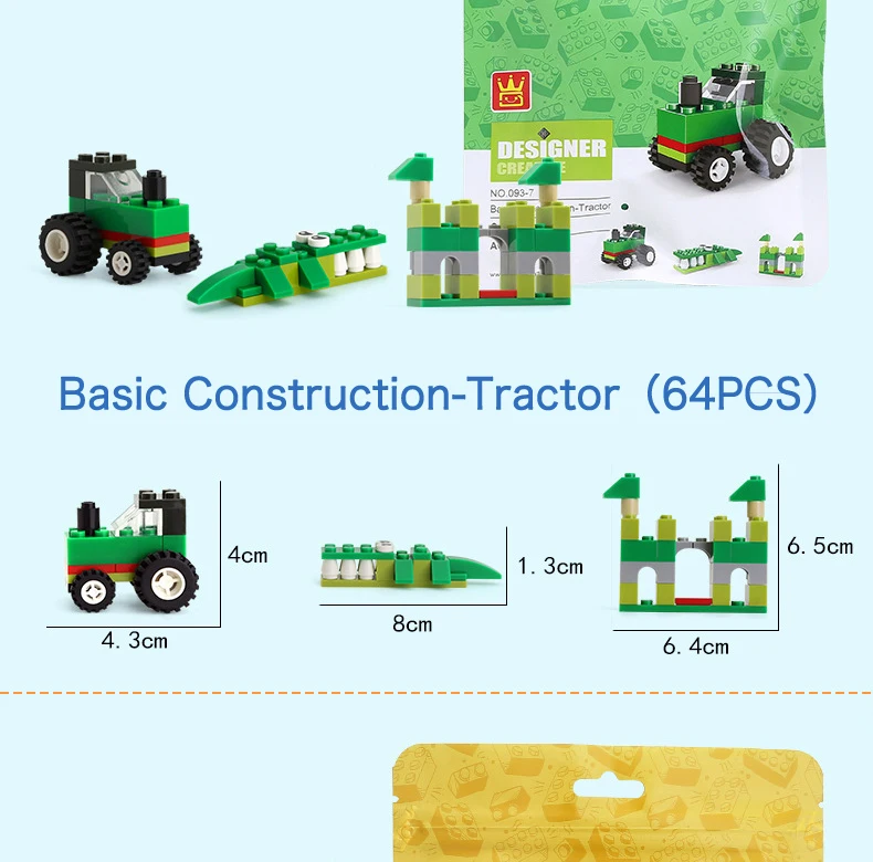 DOLLRYGA juguetes строительные блоки Краб Duplo Кирпичи DIY креативный knutselen kinderen lote 3D игрушка для детей в мешках набор блоков