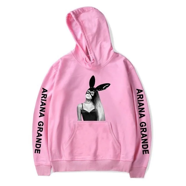 Ariana Grande, негабаритный свитер с капюшоном, опасная женщина, тур, хип-хоп, худи с капюшоном, женская одежда, Harajuku, худи для девочек