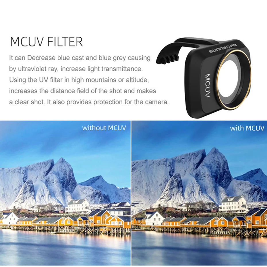 Prodrocam Objektivfilter für Mini SE für DJI Mini 2 für DJI Mavic Mini Drone-Objektivfilter professionelles Filter-Set CPL Prodrocam Objektivfilter für Mini SE für DJI Mini 2 für DJI Mavic Mini Drone-Objektivfilter professionelles Filter-Set CPL
