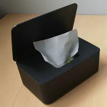 

2020 New Wet Wipes Dispenser Holder with Lid Dustproof Tissue Storage Box for Home Office