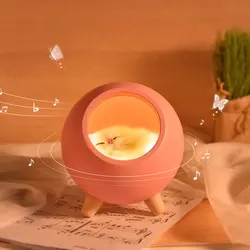 Enceinte Bluetooth pour animal domestique, haut parleur, variateur en continu, lampe de chevet, petite stéréo, pour chambre d'enfant, nouvelle collection 2021 