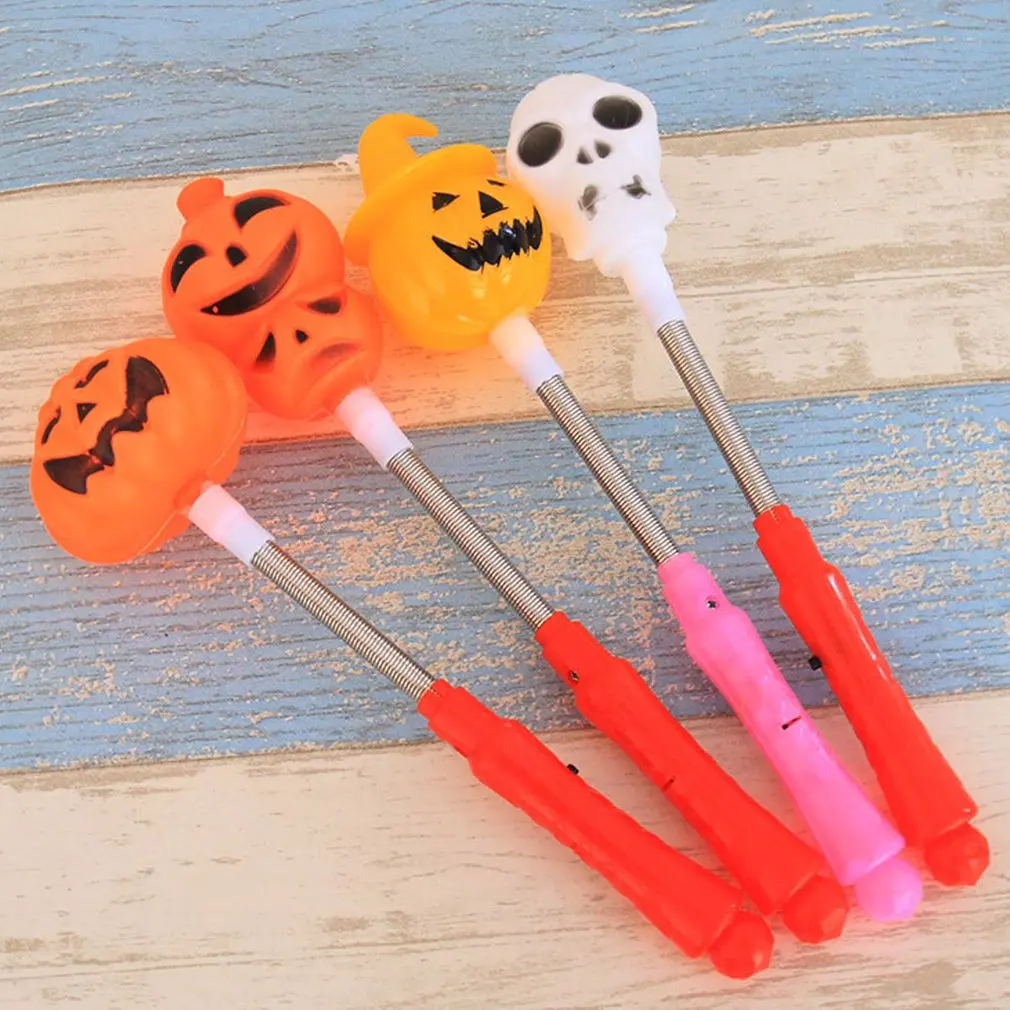 

Halloween glowing pumpkin skeleton hand rocker Ghost festival bar ktv whole person glowing toy Halloween atmosphere play