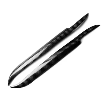 

1 Pair Vehicle Car Real Carbon Fiber Headlight Cover Eyebrows Eyelids Protector Case for E39 525 528 530 97-03 Car Accessories
