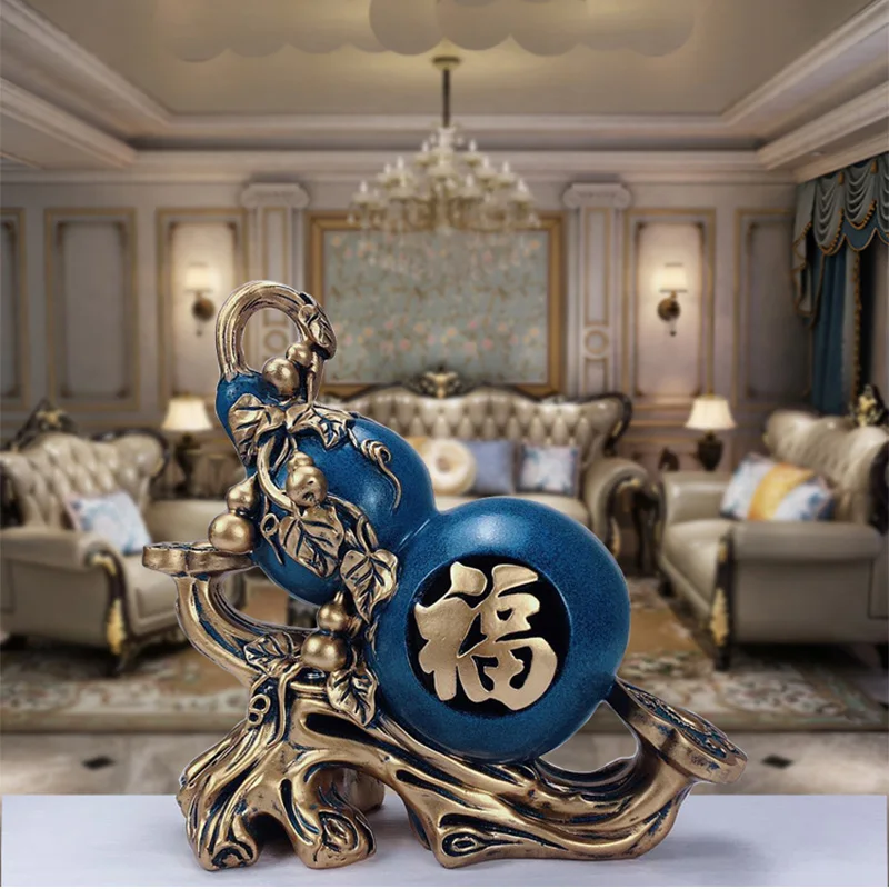 Gourd Household Office Decoration Home Decor Crafts Of Calabash FengShui Wu Lou Supplies Ornaments Desk Accessories Gift | Дом и сад