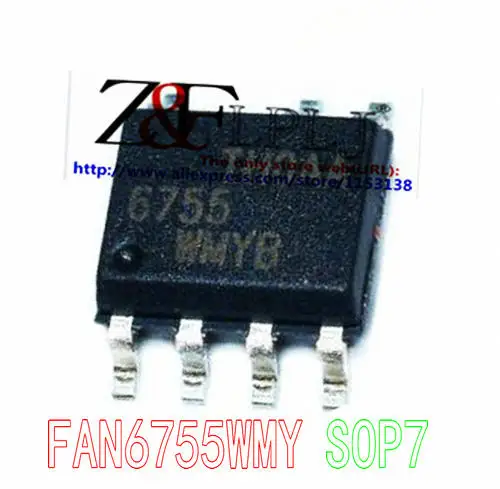 FAN6755WMY FAN6755 6755 лапками углублением SOP-7 FAN6755WMYB 6755WMYB 100 шт./лот