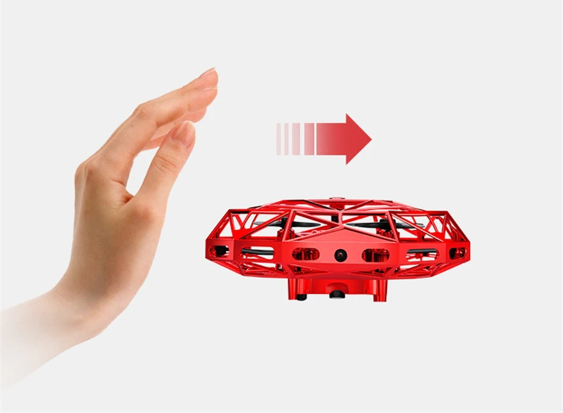 UFO RC Drone Mini Helicopter Infrared Hand Induction Aircraft Electronic Model Quadcopter Small Drone Toy For Kids remote control helicopter