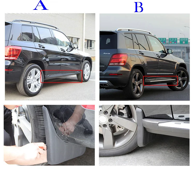 Для Benz GLK-CLASS GLK300 350 260 2010- брызговик s брызговик крыло брызговик 4 шт