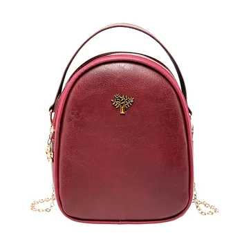 

Korean Oil Wax Shell Single Shoulder Mobile Phone Storage Wallet New Chain Mobile Phone Storage Wallet