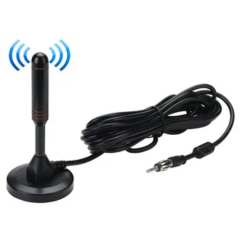 

16ft Car Magnet Antenna Universal Magnetic Am Fm Antenna For Radio Car Home 75Ohm With Magnetic Base Antenn