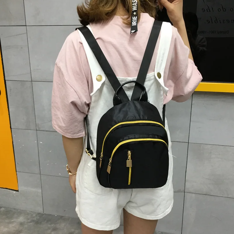 Dillon Hot Celebrity Style Backpack Women's Waterproof Nylon Backpack New Style School Season Versatile Cool Small Backpack