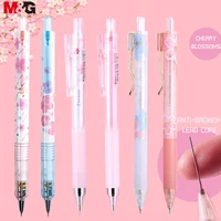 M&G Sakura Pink Mechanical Pencil 0.5mm Lead Professional Automatic Pencils Student Drawing for school office supplies 2