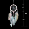2021 Heart-shaped Lighted Dream Dream Catcher Hand Bohemian Style Handmade LED Lamp Wall Hanging Romantic Girly Heart Decoration 5