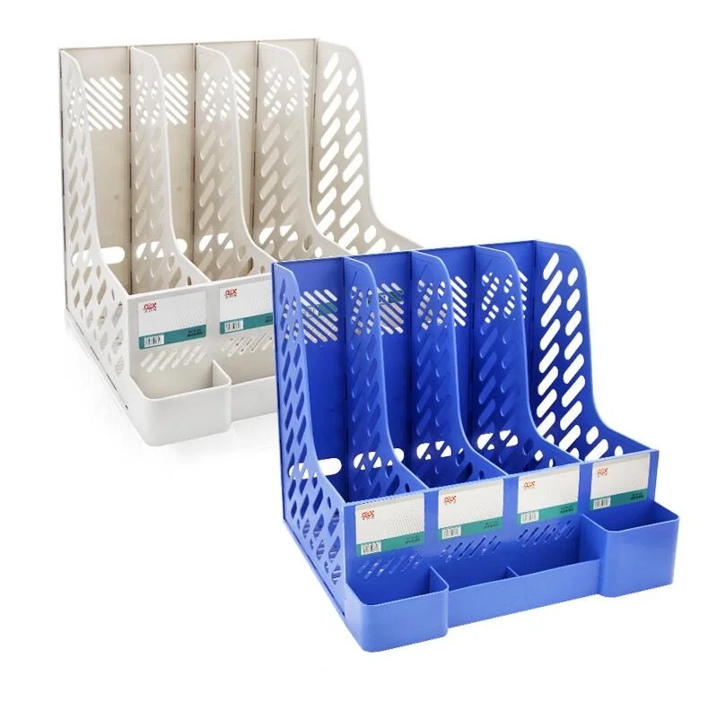 Обновлено 4 Слои PP классические Пластик лоток для документов Бумага держатели