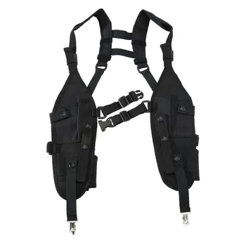 

Chest Harness Chest Front Pack Pouch Holster Vest Rig Carry For Baofeng Walkie Talkie Two Way Radio