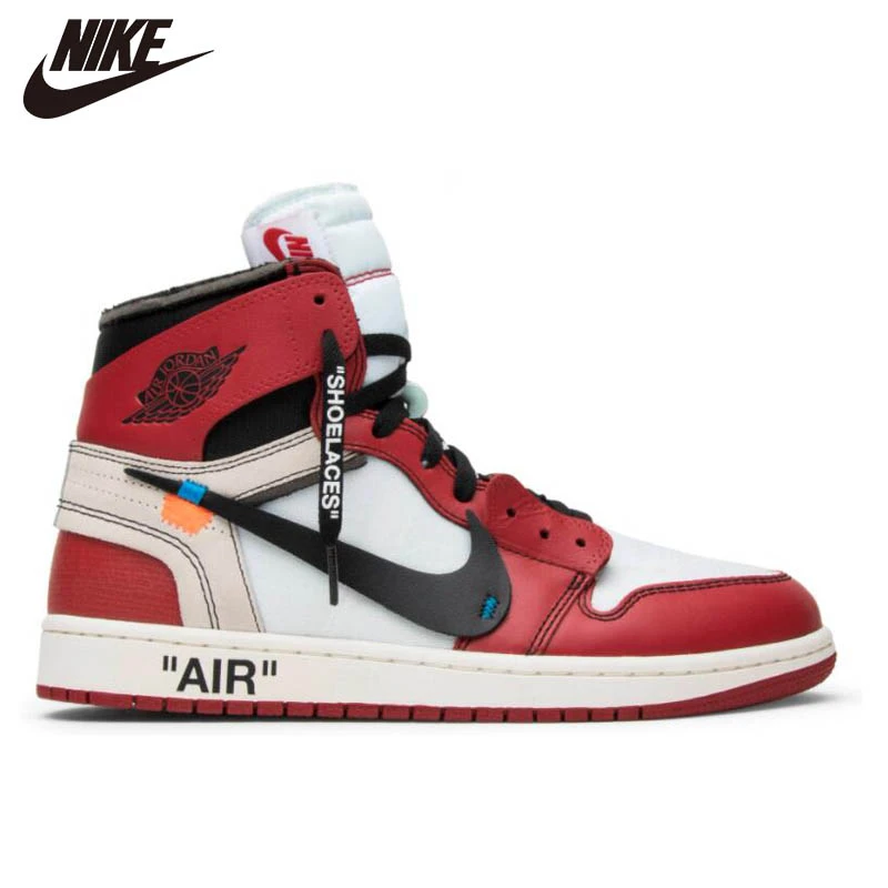 Nike Air Jordan 1 Off White X Men Women Basketball Shoes Retro High Og Unc Chicago Sports Training Fashion Comfortable Basketball Shoes Aliexpress