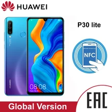 Huawei P30 לייט Smartphone הגלובלי גרסת 6.15 אינץ NFC עם Google Play נייד טלפון OTA עדכון 3340mAh אנדרואיד 9 24MP מצלמה(China)