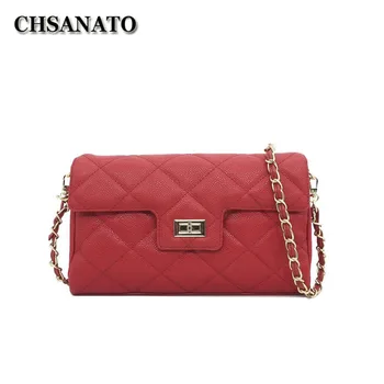 

CHSANATO Brand New High End Luxury Mobile Phone Bag WOC Caviar Shoulder Bags Diamond Fashion Women's Purses And Handbag Designer