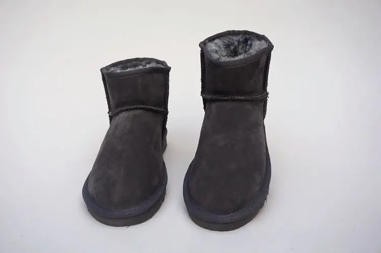 Г., новые модные женские зимние сапоги из натуральной кожи женская теплая зимняя обувь зимние сапоги высокого качества, Zapatos De Mujer