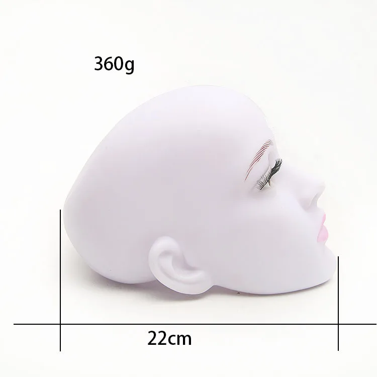 

Vinyl Wig Mannequin Head Props Adult Head Can Be Filled with Women's Mannequin Head