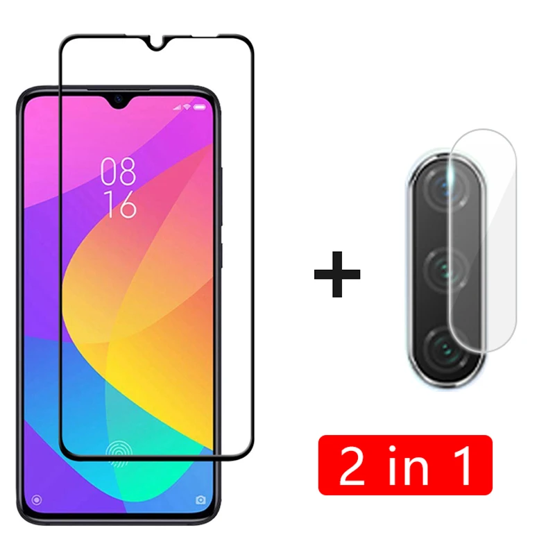 Чехол для xiaomi mi 9 lite защитная пленка из закаленного стекла экрана ksiomi my se light 9se a3 a 3