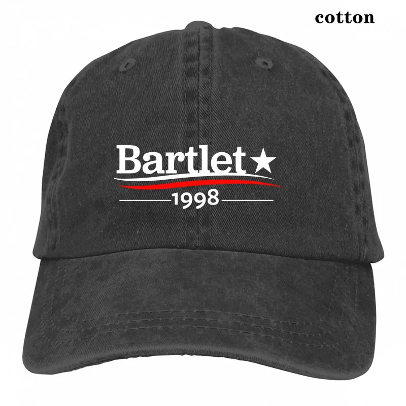 WEST WING President BARTLET 1998 Bartlet для Америки Jed Bartlet белая домашняя бейсболка для мужчин и женщин Кепка для водителя грузовика - Color: 3-Black