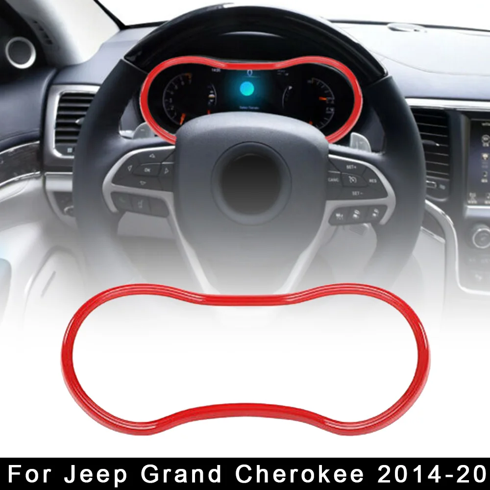 Приборная панель автомобиля инструмент коробка кольцо Крышка отделка красный