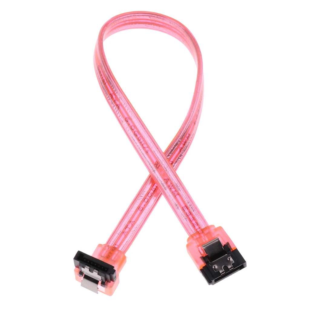 SATA Cable III 6Gbps HDD SDD Data Cable with Locking Latch 10 Inch for SATA HDD, SSD, CD Driver, CD Writer Pink SATA Cable III 6Gbps HDD SDD Data Cable with Locking Latch 10 Inch for SATA HDD, SSD, CD Driver, CD Writer Pink