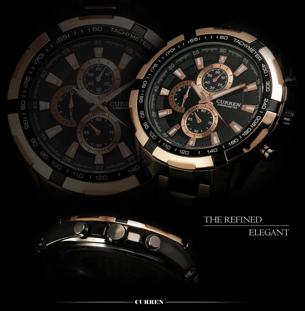 Erkek Kol Saati Curren брендовые кварцевые часы для мужчин бизнес часы водонепроницаемые Relogio Masculino повседневные наручные часы Zegarek Meski