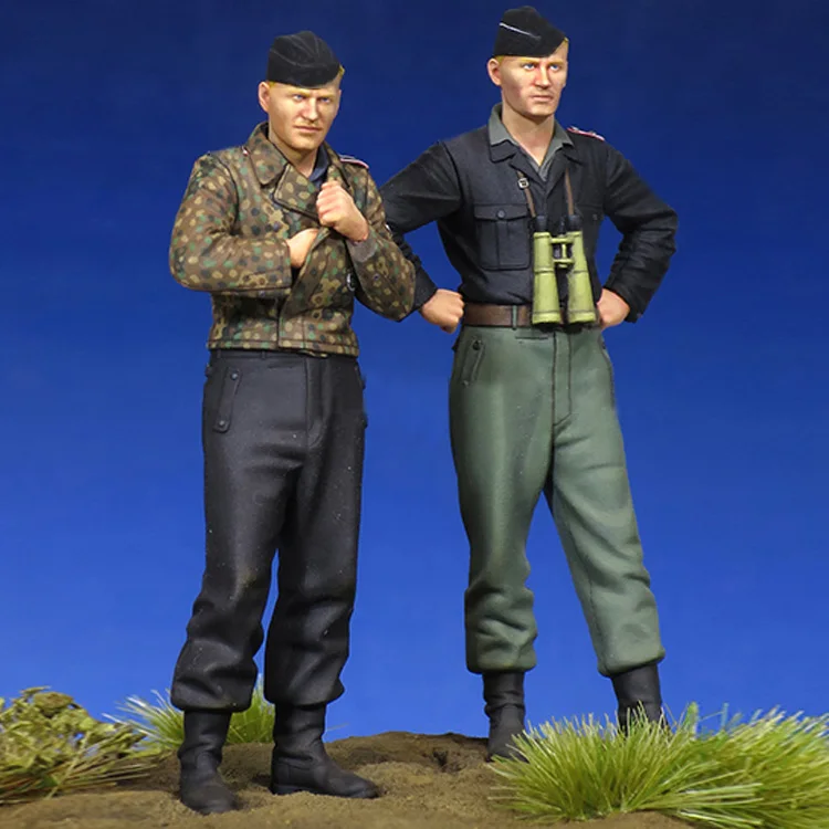 Масштаб 1/35 неокрашенный Набор фигурок из смолы солдат | Игрушки и хобби