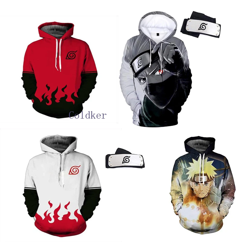 xxxxxl PlusSize Cosplay Costumes 3D Unisex Anime Pullover Hoodie Sweatshirt  Hooded Sweater Kangaroo Pocket Free Headband