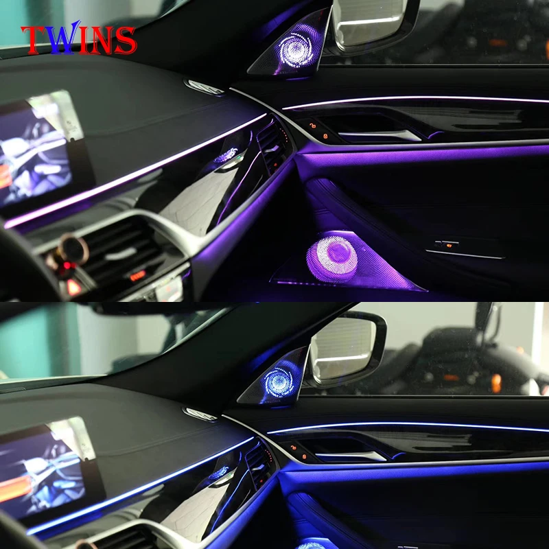 

Horn Luminous Covers For BMW New 5 Series G30 2018-2020 LED Cover Door Midrange Tweeter Lossless Sound Quality HiFi Music
