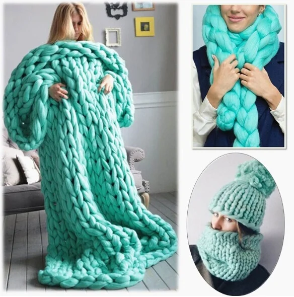 250 г DIY массивная шерстяная пряжа из исландской объемной вязальной шерсти ручной работы Удобная