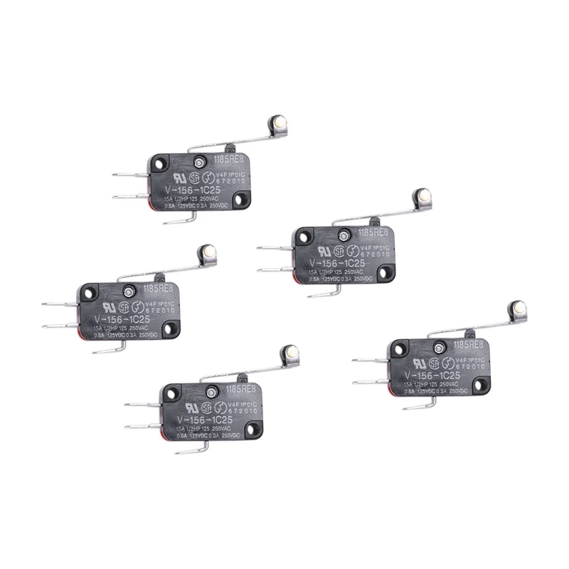 20 шт. мини микро концевой выключатель длинный ролик рычаг SPDT оснастки действия