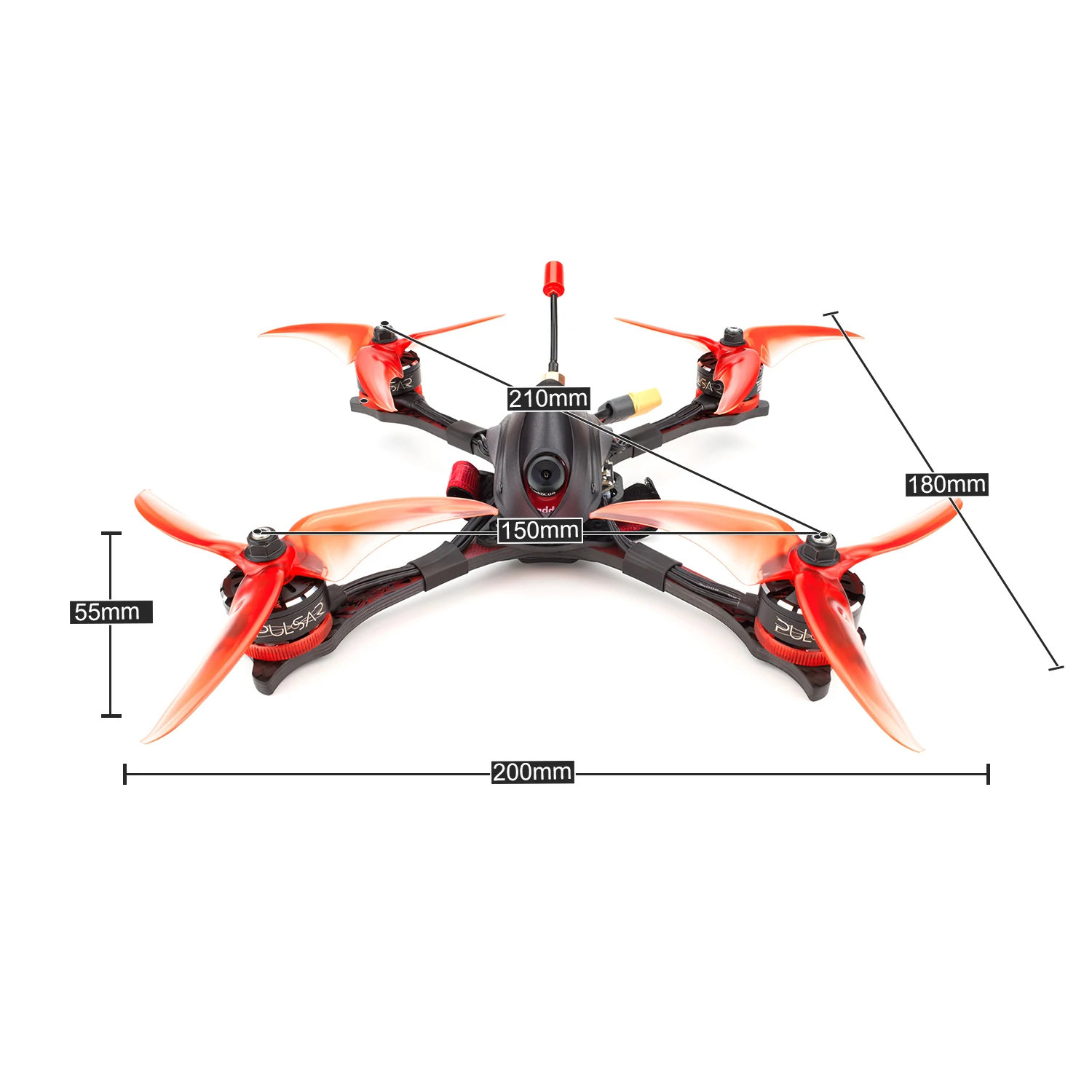 EMAX Hawk Pro 5 дюймов RC гоночный Дрон 35A ESC 1200TVL камера F4 контроллер 2306 1700KV 2400KV бесщеточный двигатель FPV RC Квадрокоптер