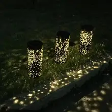 Садовое украшение лампы для газонов Солнечный СВЕТОДИОДНЫЙ светильник для газона звездное небо наружный садовый пейзаж декоративный светильник наружный светильник ing