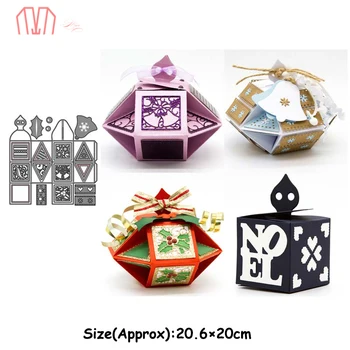 

Mai Wonderland Small Gift Box Metal Cutting Dies Stencils for DIY Scrapbooking photo album Decorative Embossing DIY Paper Cards