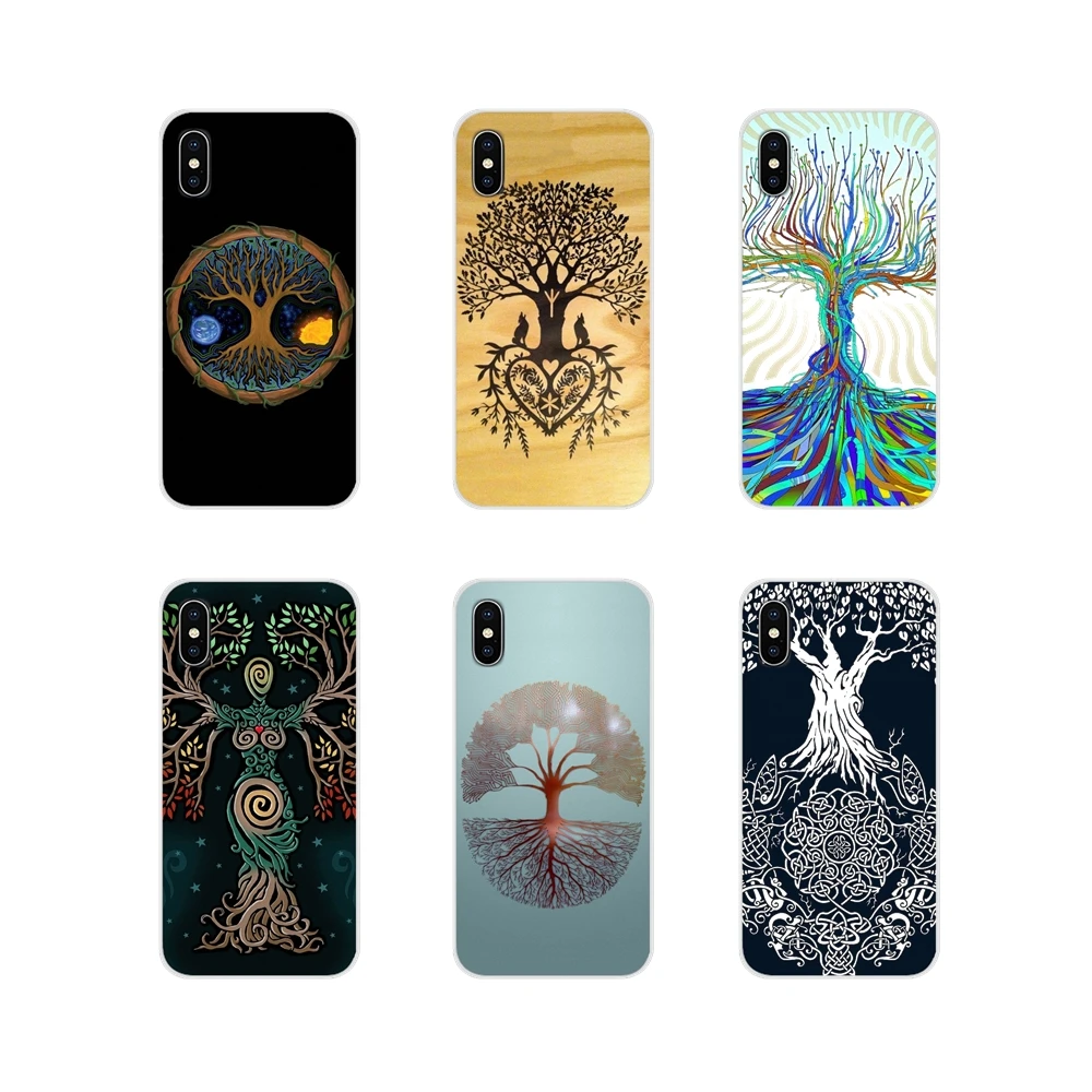 

For Apple iPhone X XR XS 11Pro MAX 4S 5S 5C SE 6S 7 8 Plus ipod touch 5 6 Tree of Life Accessories Phone Shell Covers