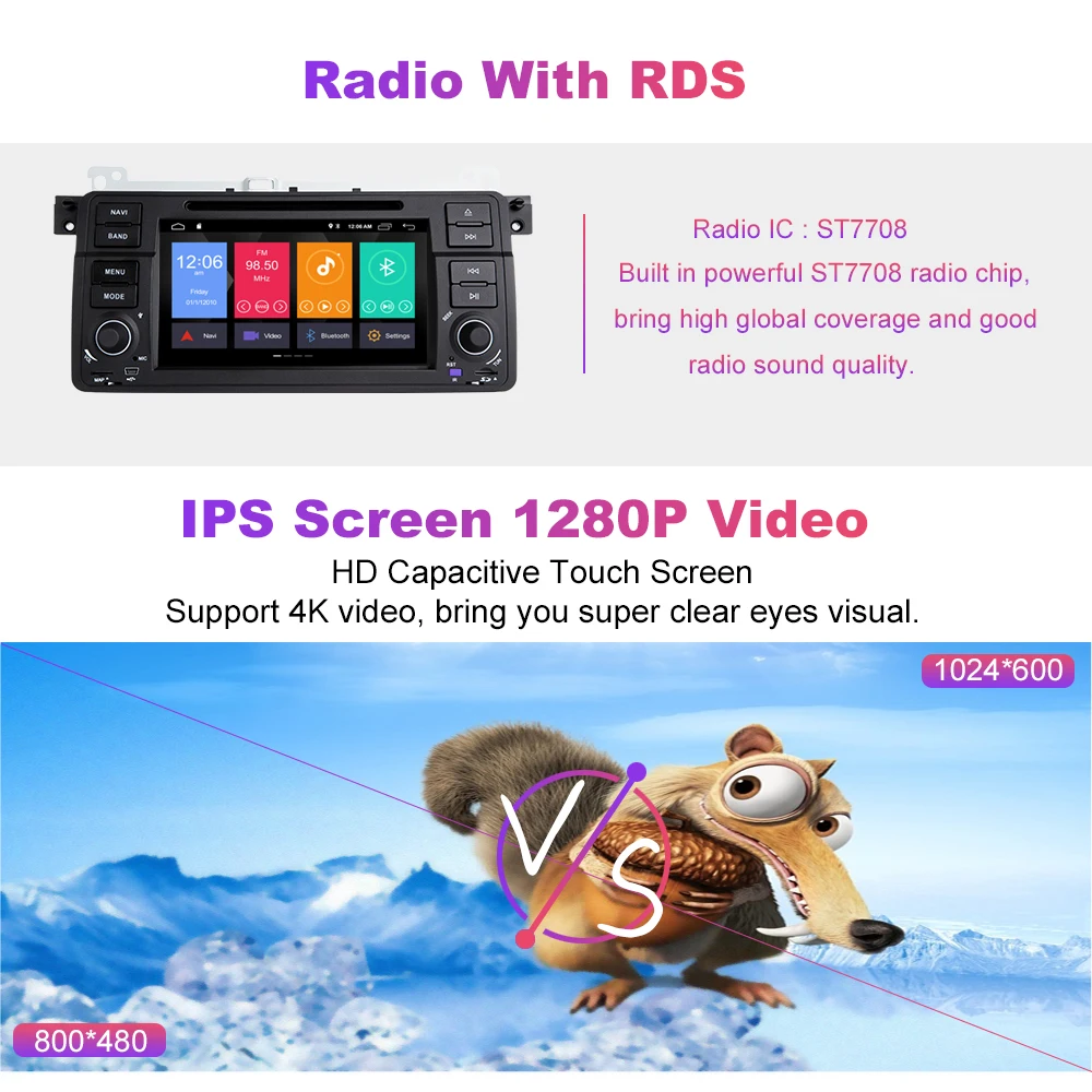 Clearance AutoRadio 1 Din Android 9.0 Car Multimedia Player For BMW E46 M3 Rover 75 Coupe Navigation GPS DVD head unit 318/320/325/330/335 9