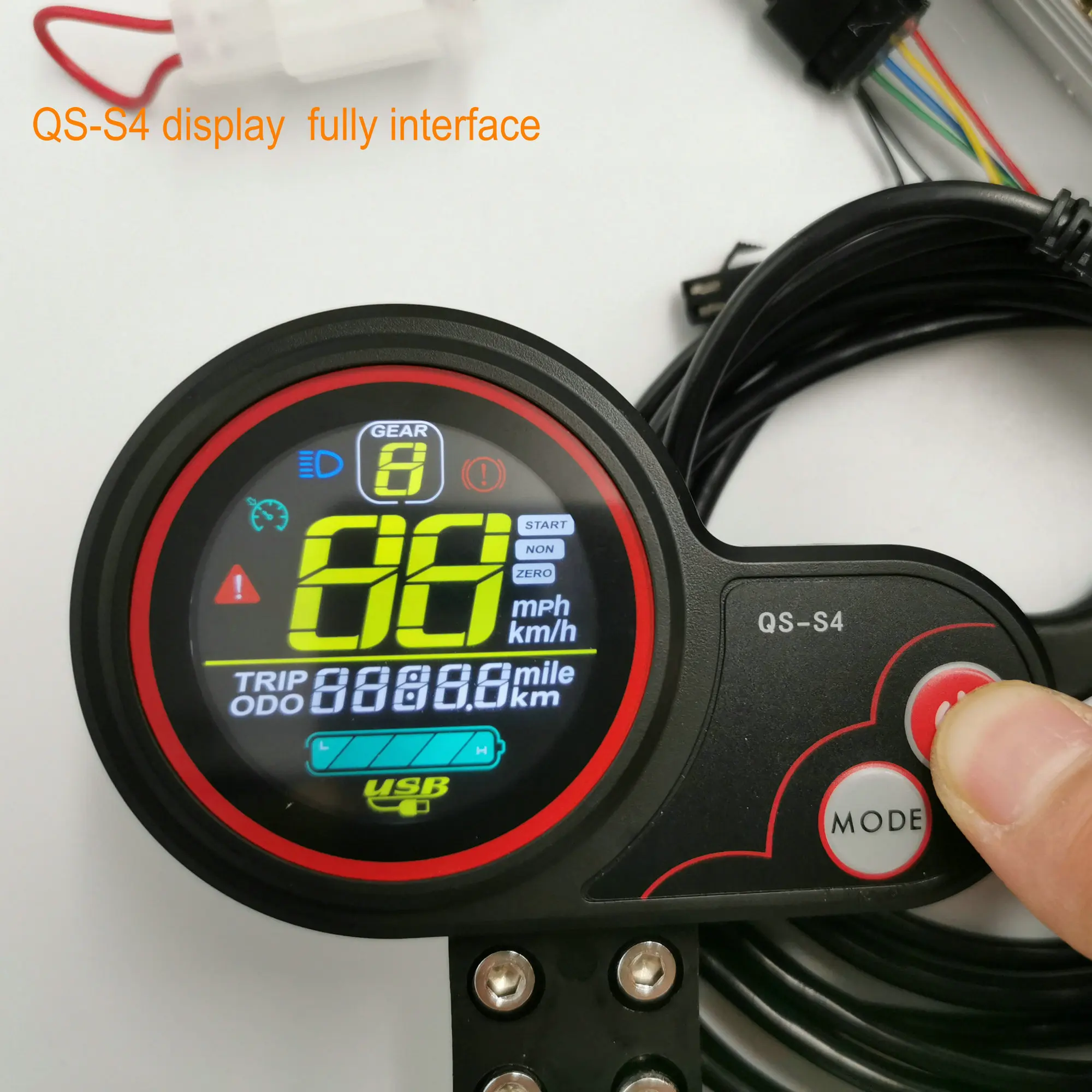 Контроллер BLDC 24v36v48v60v 400W 1200W и ЖК дисплей с переключателем дроссельной заслонки