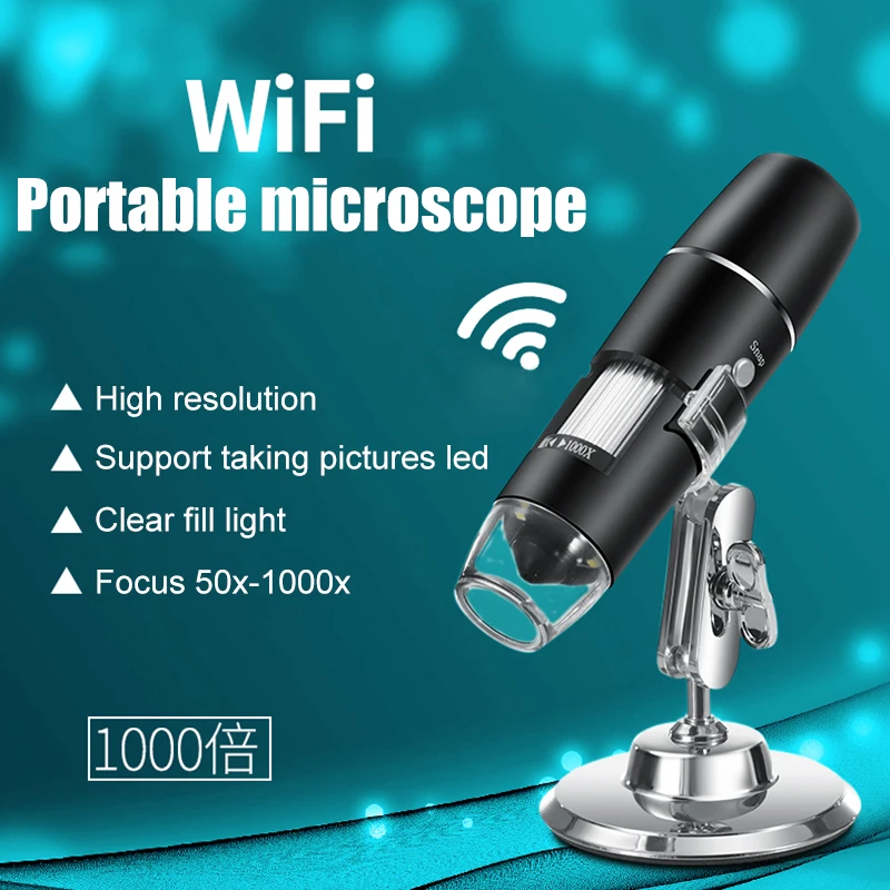 

1000X Wifi Microscope Digital USB Microscope Magnifier Camera for Android ios iPhone iPad Electronic Stereo USB Endoscope Camera
