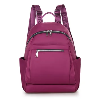 

New travel light weight lady leisure bag daily women nylon backpack large capacity school solid latest backpack for women