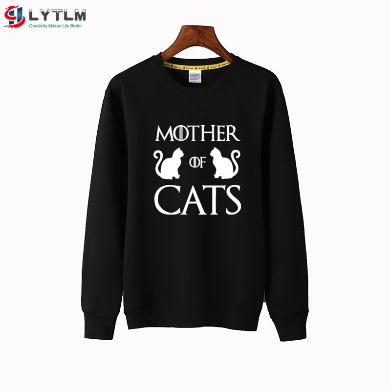 LYTLM/детский пуловер с длинными рукавами Топы для мамы, кошки, весенне-осенний свитер для маленькой девочки толстовки и свитера для девочек