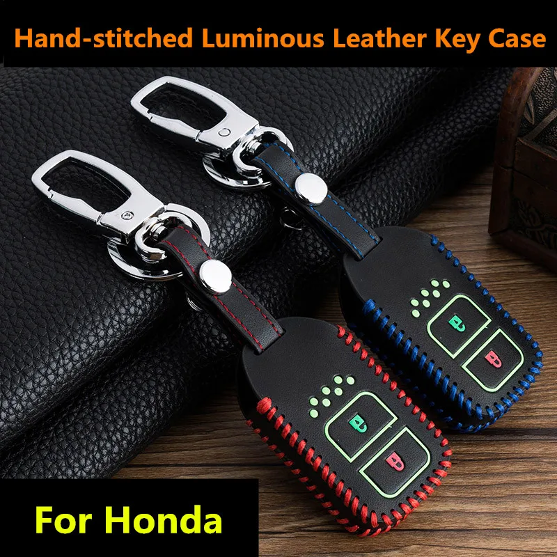 Luminous-Car-remote-key-fob-cover-case-holder-protect-for-Honda-2016-2017-CRV-Pilot-Accord (2)