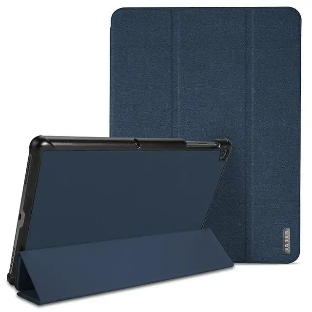 DUX DUCIS PU кожаный флип чехол для samsung Galaxy TAB S5E умный защитный чехол для samsung TAB S5E S5 E 10,5 дюймов - Цвет: dark blue