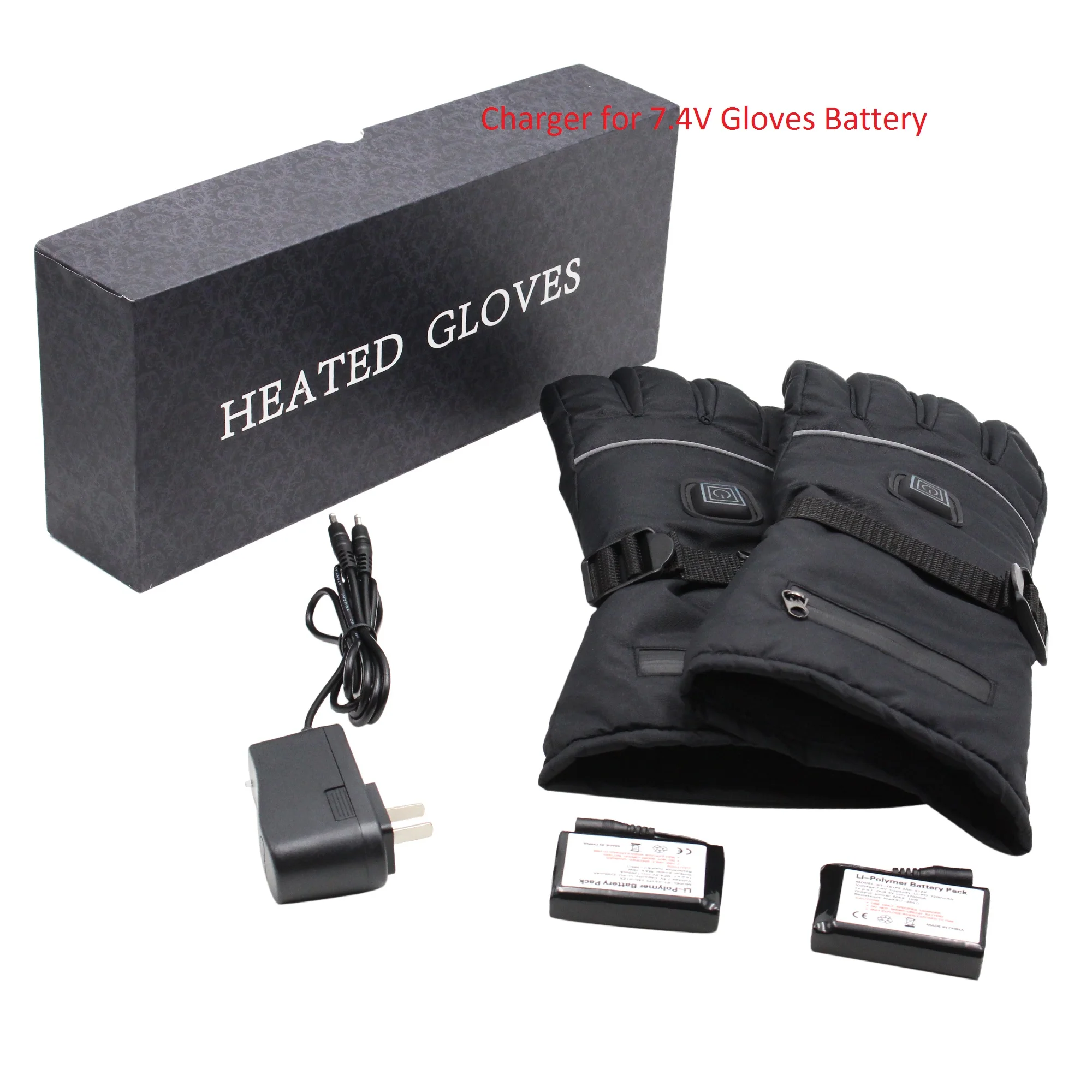For 7.4V gloves Штепсельное зарядное устройство для ЕС/США для глобальной литий-ионной батареи Vesion, носки с подогревом/перчатки с подогревом - Color: For 7.4V gloves