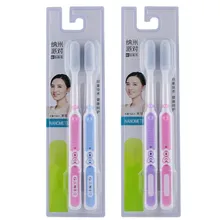2 шт. Мягкая зубная щетка для взрослых силиконовая нано-щетка для ухода за полостью рта нано-антибактериальная зубная щетка инструмент для чистки полости рта